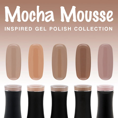 Mocha mousse’i inspireeritud geelikollektsioon