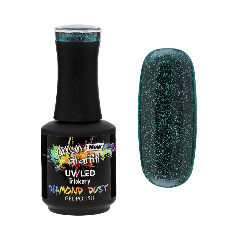 Trickery - UGGP-DD006 - roheline glitter - Urban Graffiti geellakk 15ml